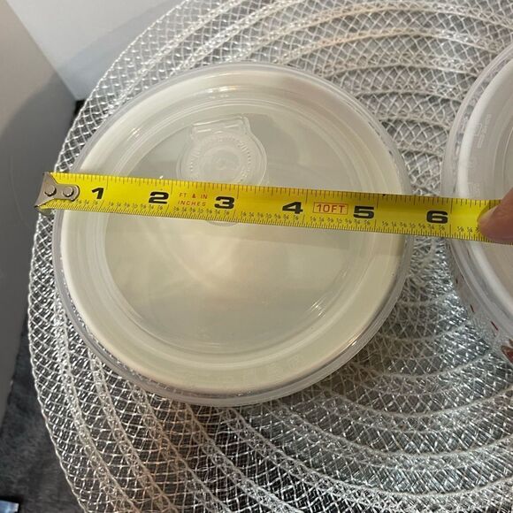 Disney Mickey Mouse ceramic bowls with vented lid set of 2 NWT - Picture 6 of 8